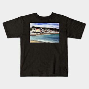 Lyme Regis Seafront Kids T-Shirt